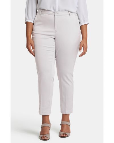 NYDJ Sadie Slim Pants - White