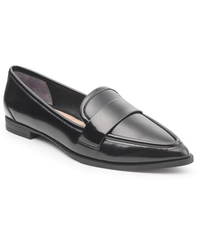 Me Too Alyza Leather Loafer - Gray