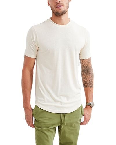 Goodlife Tri-blend Scallop Crew T-shirt - White