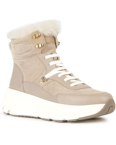 Geox Diamanta Sneaker Boot - Natural