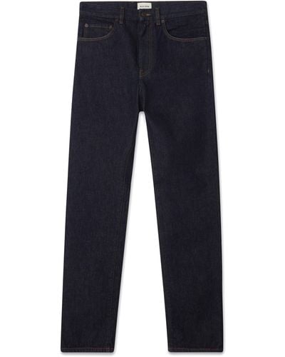 BLK DNM 55 Relaxed Straight Leg Organic Cotton Jeans - Blue