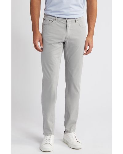 Brax Chuck Hi Flex Modern Fit Five-pocket Pants - Gray