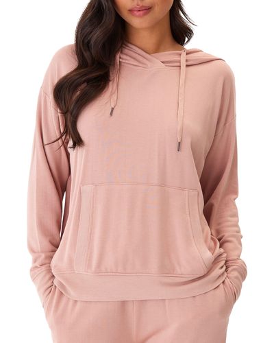 Threads For Thought Madge Feather Fleece Hoodie - Pink