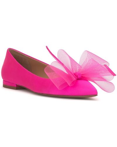 Jessica Simpson Elspeth Pointed Toe Flat - Pink