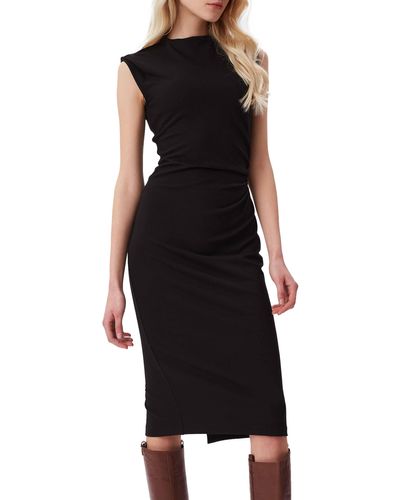 Diane von Furstenberg Darrius Sleeveless Jersey Sheath Dress - Black