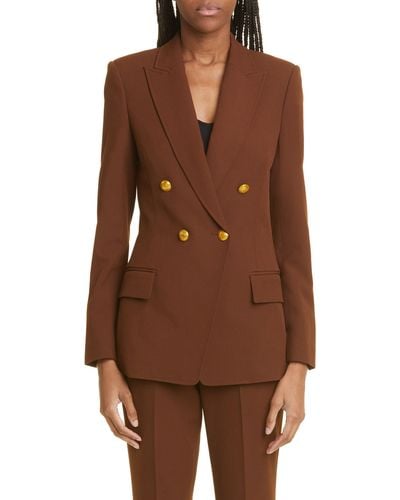 A.L.C. Sedgwick Ii Double Breasted Blazer - Brown