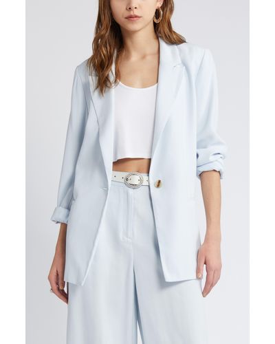 Open Edit Relaxed Fit Blazer - White