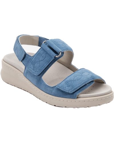 David Tate Key Comfort Slingback Sandal - Blue