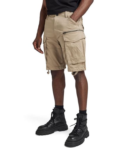 G-Star RAW Rovic Zip Loose Shorts - Natural