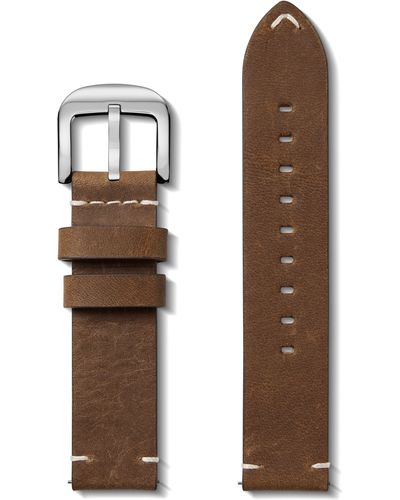 Shinola 20mm Leather Watch Strap - Multicolor