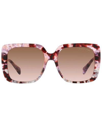 Michael Kors Mallorca 55mm Gradient Square Sunglasses - Pink