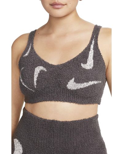 Nike Cozy Knit Bralette - Gray