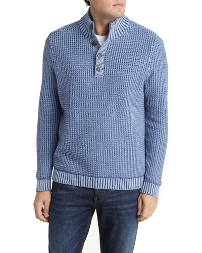 Tommy Bahama Crescent Cove Merino Wool Blend Sweater - Blue