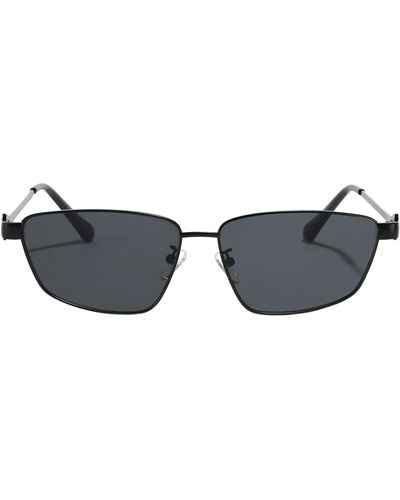 Fifth & Ninth Cleo 60mm Polarized Geometric Sunglasses - Black