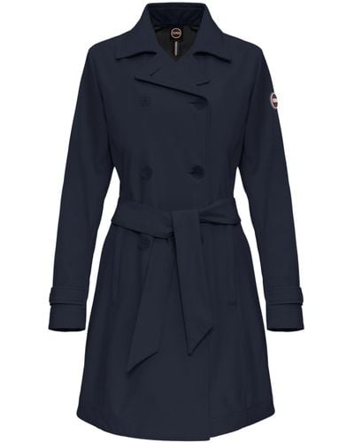 Colmar New Futurity Double Breasted Trench Coat - Blue