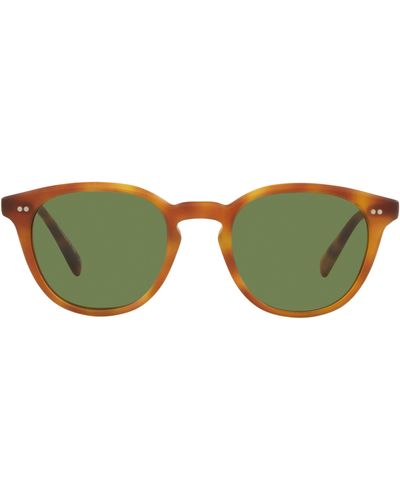 Oliver Peoples Desmon 50mm Phantos Sunglasses - Green
