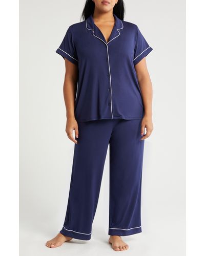 Nordstrom Moonlight Crop Pajamas - Blue