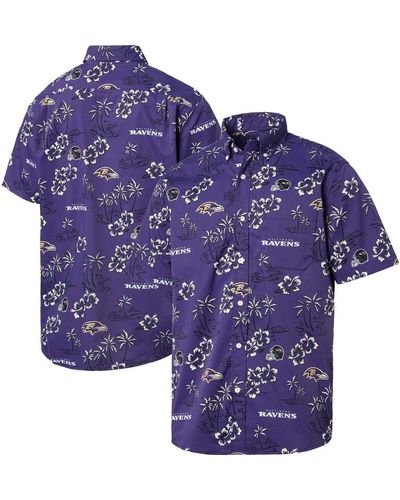 Reyn Spooner Baltimore Ravens Kekai Button-up Shirt At Nordstrom - Blue
