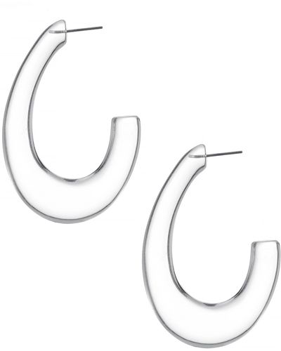 Ettika Resin Hoop Earrings At Nordstrom - White