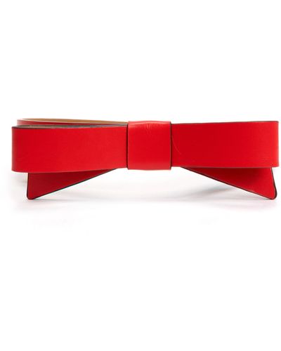 Kate Spade Bow Belt - Red
