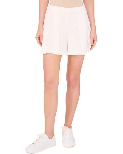 Cece Pleat Shorts - White