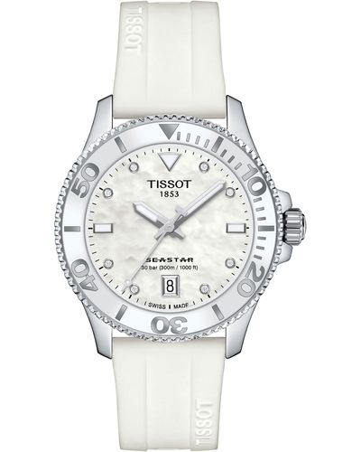 Tissot Seastar 1000 Silicone Watch - Gray