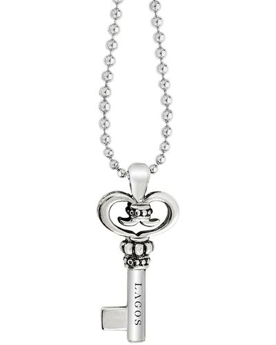 Lagos Sterling Silver Long Strand Pendant Necklace At Nordstrom - White