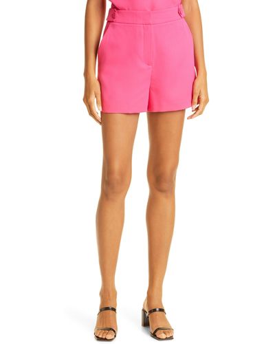 MILLY Aria Cady Shorts - Pink