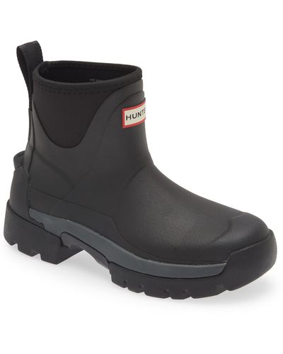 HUNTER Balmoral Chelsea Neoprene Hybrid Boot - Black