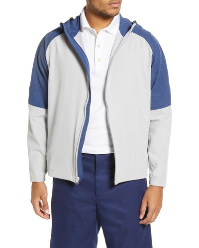 Mizzen+Main Mizzen+main Hydrashift Packable Hooded Jacket - Blue