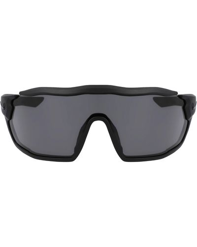 Nike Show X Rush 58mm Shield Sunglasses - Black