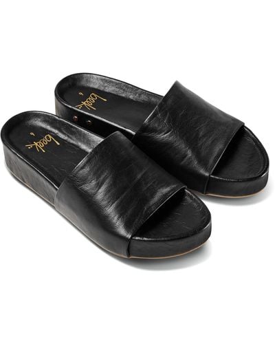 Beek Pelican Platform Slide Sandal - Black