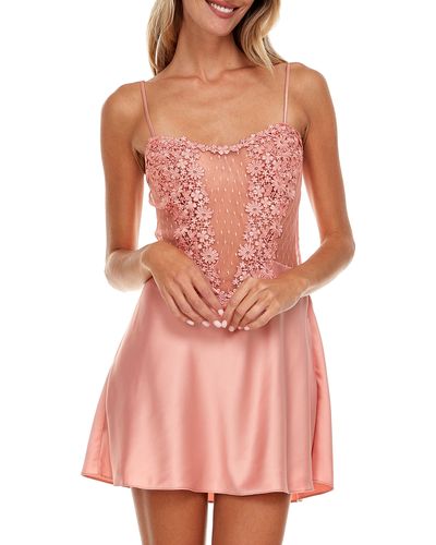 Flora Nikrooz Showstopper Chemise - Pink