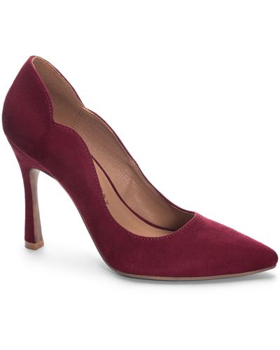 Chinese Laundry Spice Fine Pointed Toe Pump - Purple