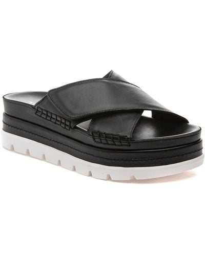 J/Slides Briana Platform Sandal - Black