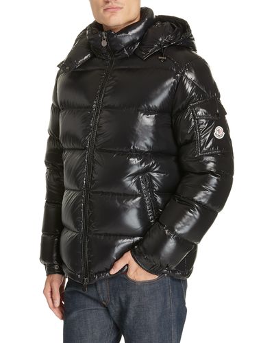 Moncler Maya Laque Quilted Down Jacket - Black