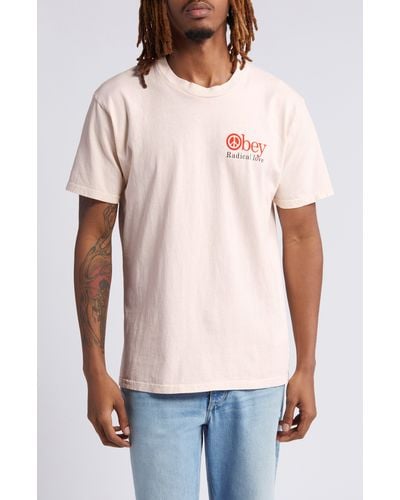 Obey Radical Love Graphic T-shirt - White