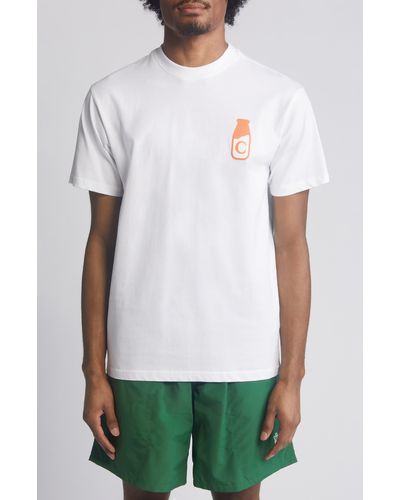 Carrots Dairy Cotton Graphic T-shirt - White