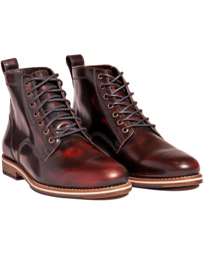 Helm Zind Plain Toe Boot - Brown