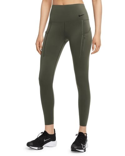 Nike Dri-fit Go High Waist 7/8 leggings - Green