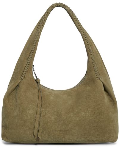 Aimee Kestenberg Aura Leather Shoulder Bag - Green