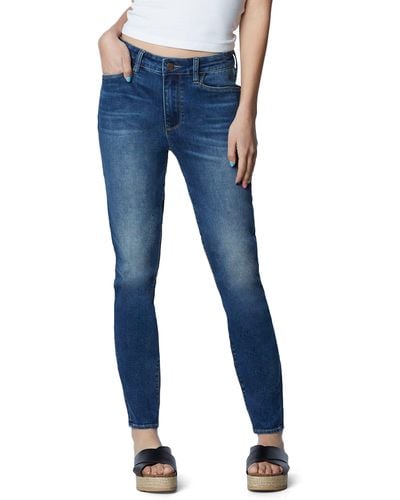 HINT OF BLU High Waist Ankle Skinny Jeans - Blue