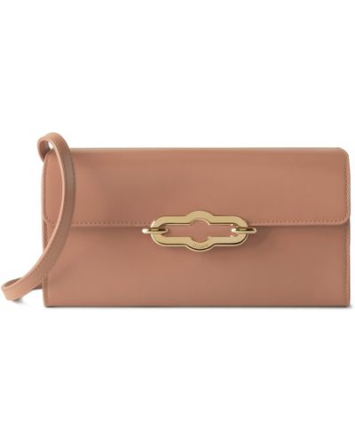 Mulberry Pimlico Super Leather Wallet On A Strap - Brown