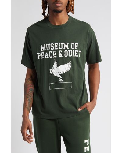 Museum of Peace & Quiet P. E. Graphic T-shirt - Green