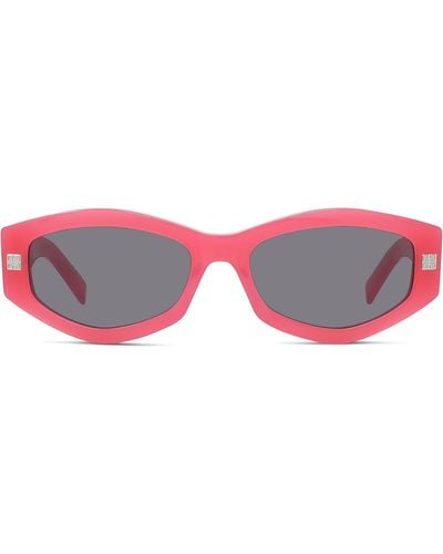 Givenchy Gvday 54mm Square Sunglasses - Red