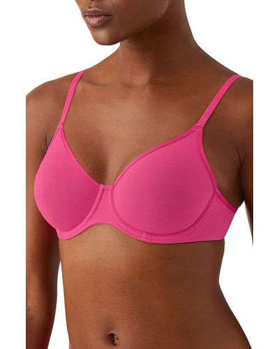 B.tempt'd B. Tempt'd By Wacoal Cotton To A Tee Underwire Unlined Bra - Red