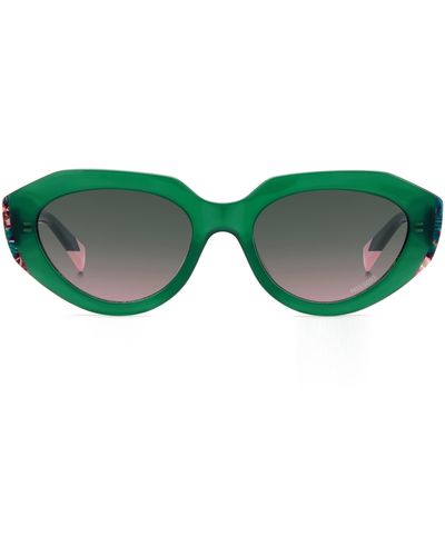 Missoni 53mm Round Sunglasses - Green