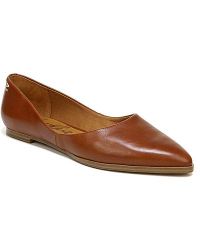 Zodiac Hill Pointy Toe Flat - Brown