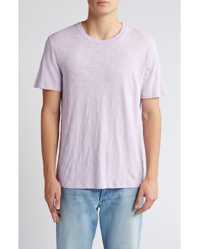 ATM Slub Crewneck T-shirt - Purple