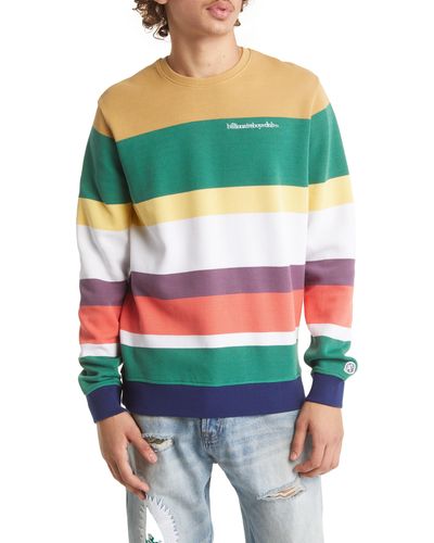 BBCICECREAM Stripe Long Sleeve Cotton Pullover - Multicolor
